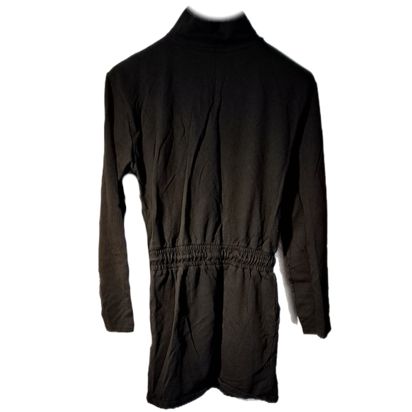 Nasty Gal Zip 'Em Into Shape Long Sleeve Zip-Up Sweatshirt Dress 2X Host Pick - Picture 13 of 15